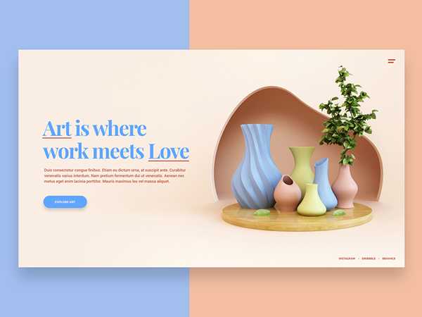 商务风整洁排版网页布局：清晰的信息层级划分